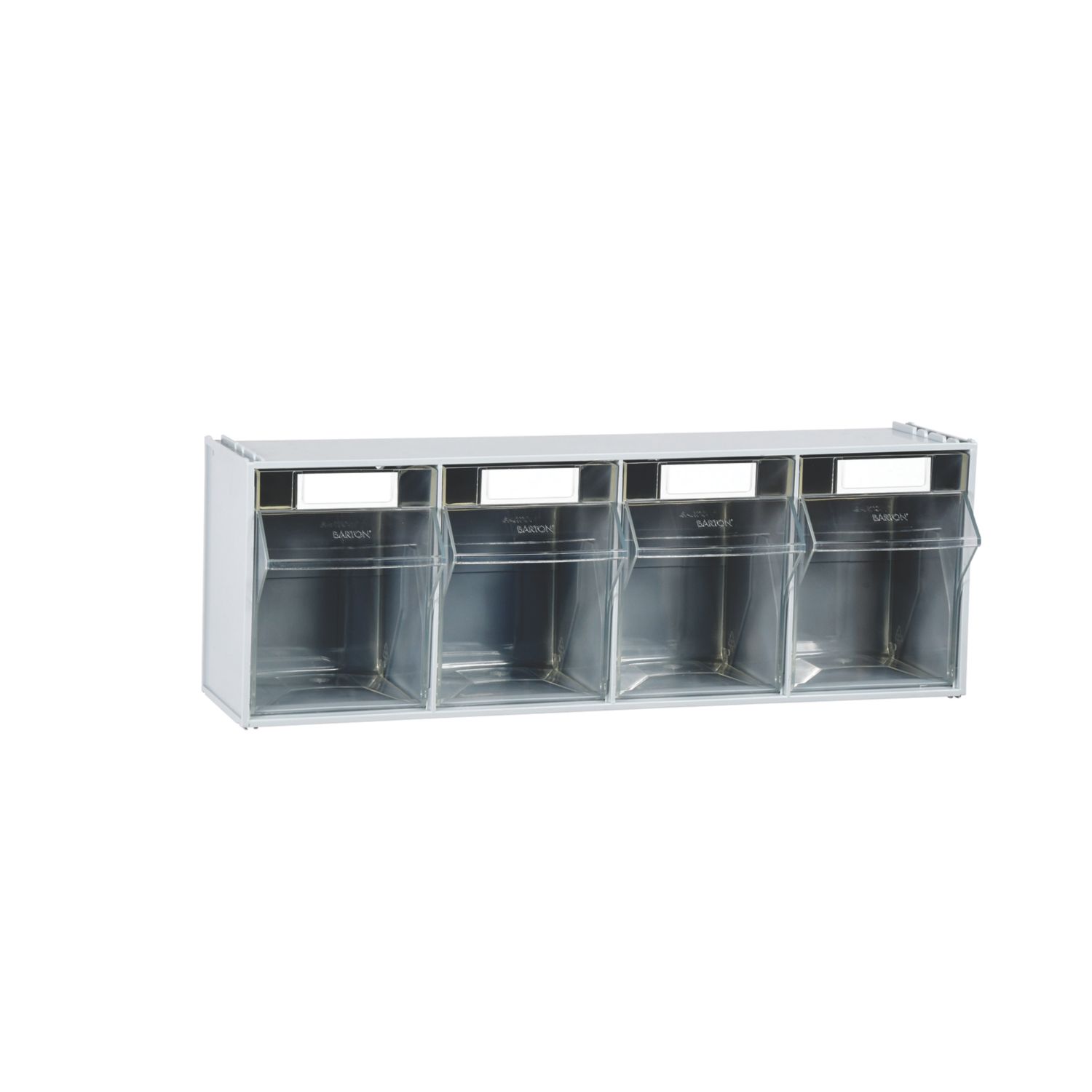 Barton Clearbox Single-Sided Storage System with Tilt Bins 600mm x 179mm (299AG)