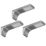 4lite Hampton Rectangular LED Silver Under Cabinet Lights Without Bezel 11W 170lm 3 Pack