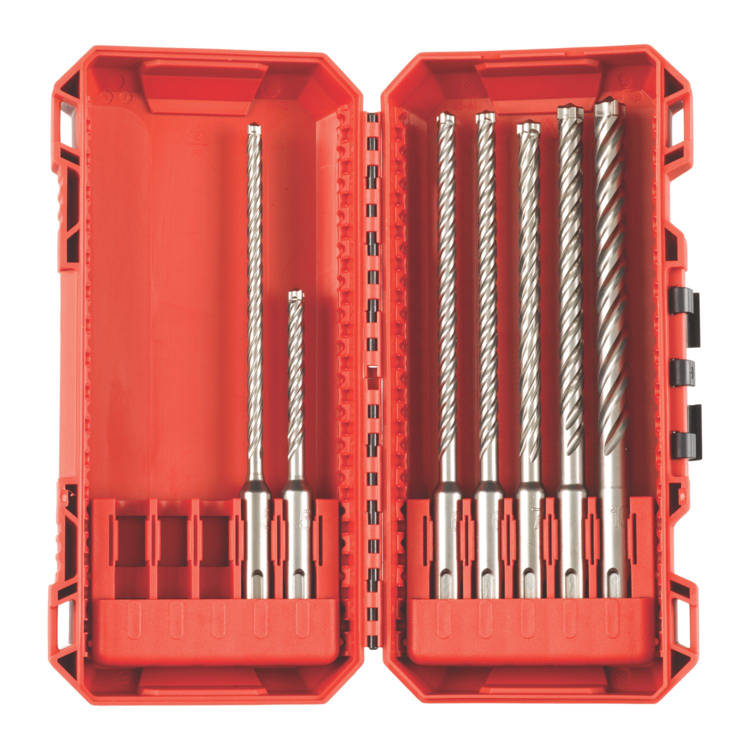 Milwaukee MX4 SDS Plus Shank Masonry Drill Bit Set 7 Pieces (299CX)