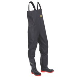 Amblers Danube Size 7  Black Safety Chest Waders