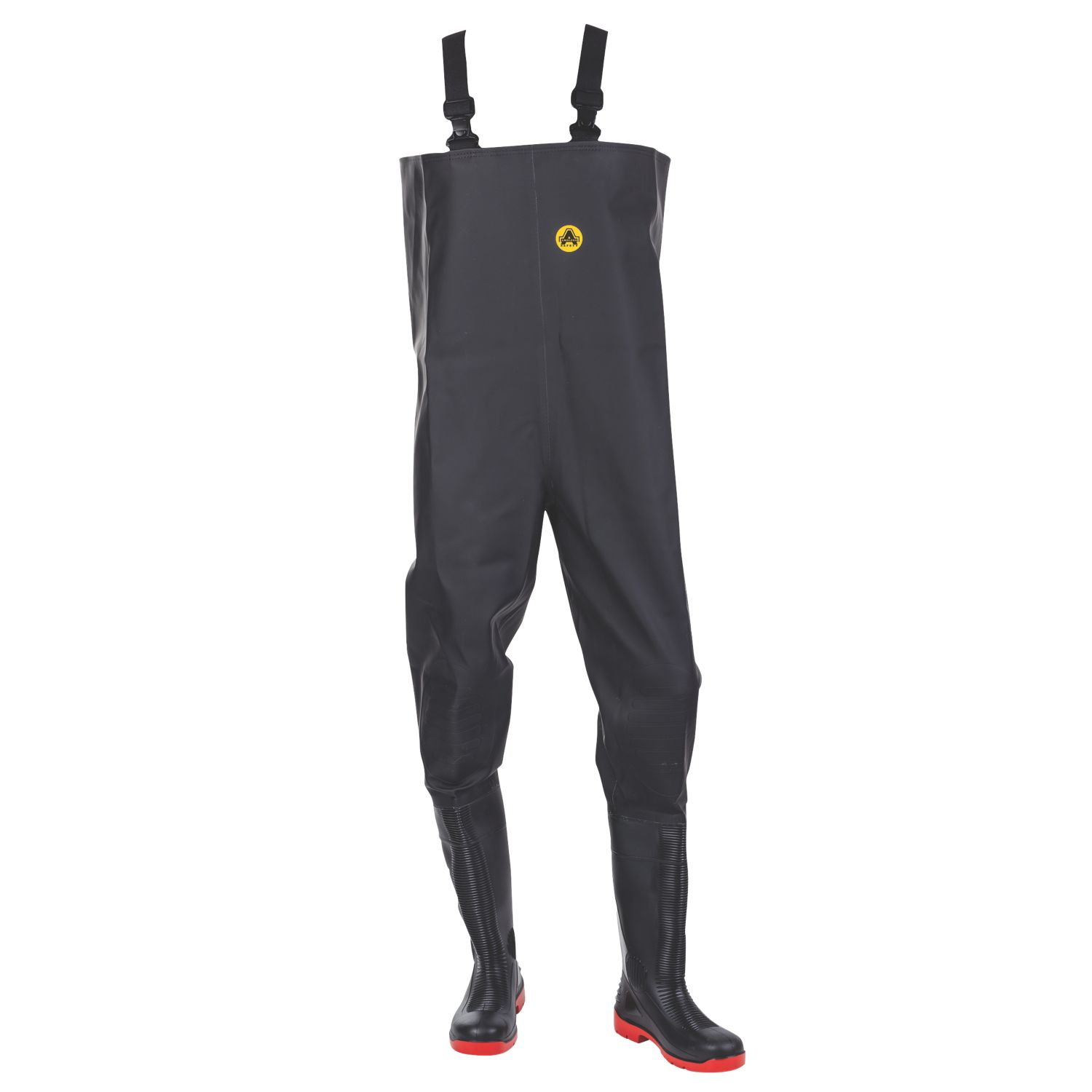 Amblers Danube Size 7 Black Safety Chest Waders (299GV)