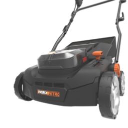 Worx WG855E.9 40V Lithium PowerShare Brushless Cordless 36cm Dethatcher / Scarifier - Bare