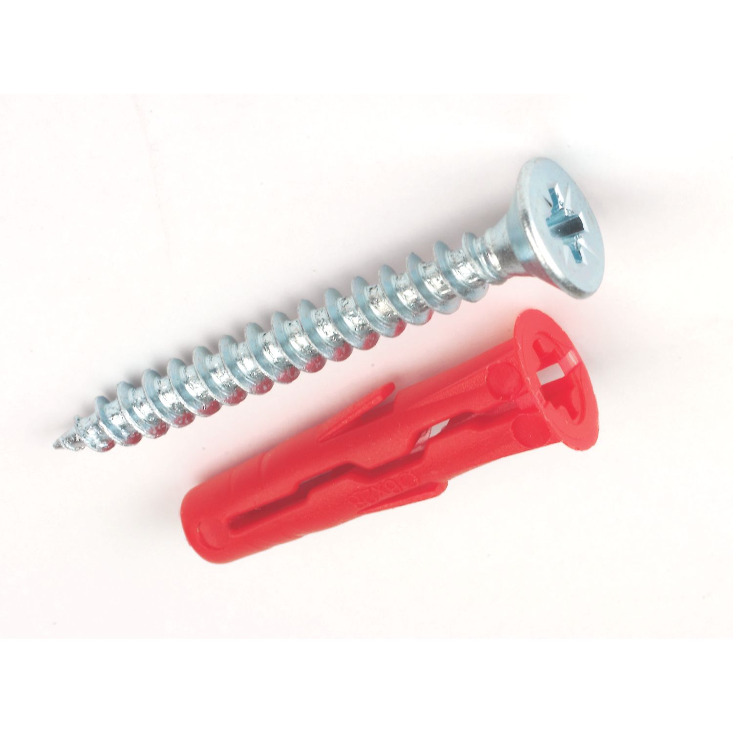 Rawlplug Uno Plastic Wall Plugs & Screws 6mm x 28mm 500 Pack (299HV)