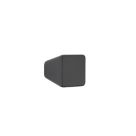 Urfic  Square Cabinet Knob Black 22mm