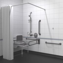 Nymas Doc M Concealed Valve Shower Pack Grey  17 Piece Set