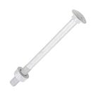 Timco Exterior Carriage Bolts Carbon Steel Organic Silver Coating M10 x 130mm 10 Pack