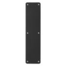 Eclipse Fire Rated Finger Plate  Matt Black 75mm x 305mm