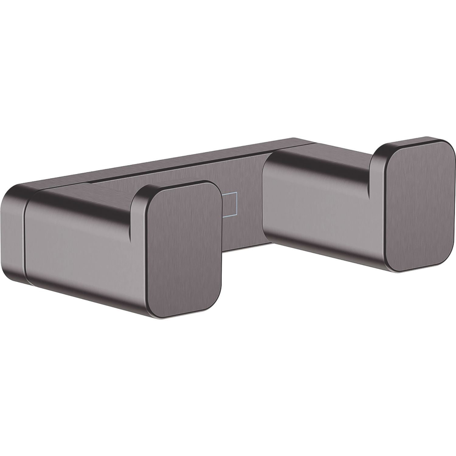 Hansgrohe AddStoris Double Bathroom Hook Brushed Black Chrome (299VG)