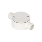 Deta TTE 2 Way 20mm Through Box White