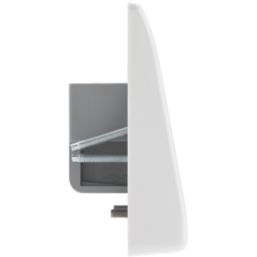 British General  45A Unswitched Flex Outlet  White