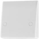 British General  45A Unswitched Flex Outlet Plate  White