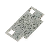 Sabrefix Protecta Safe Plate Galvanised 90mm x 45mm 20 Pack