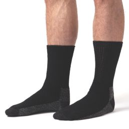 SockShop IOMI Footnurse Diabetic Socks Black 6-11 3 Pack