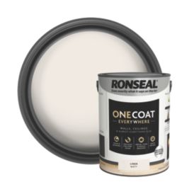 Ronseal 5Ltr Linen Matt Emulsion Multi Surface Paint