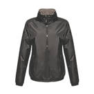 Regatta Dover Womens Fleece-Lined Waterproof Jacket Black Size 20