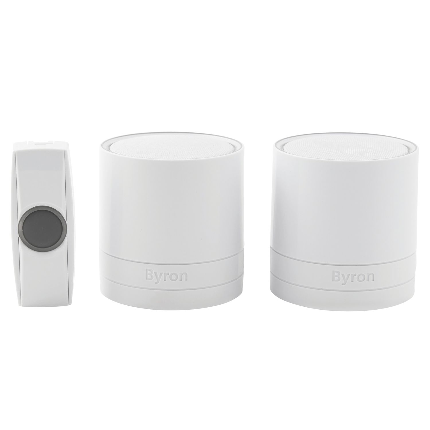 Byron Plug-In Wireless Door Chime Kit White (300HV)
