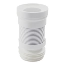 Flomasta  Flexible Straight Pan Connector White 160 - 300mm