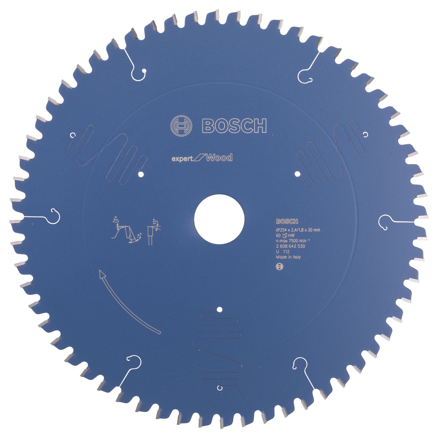 Bosch Expert Wood Circular Saw Blade 254mm x 30mm 60T (300KP)