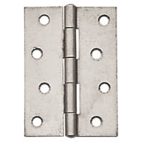 Self-Colour  Fixed Pin Butt Hinges 100 x 72mm 2 Pack