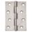 Self-Colour  Fixed Pin Butt Hinges 100mm x 72mm 2 Pack