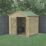 Forest Beckwood 7' x 7' (Nominal) Reverse Apex Shiplap Timber Shed with Base