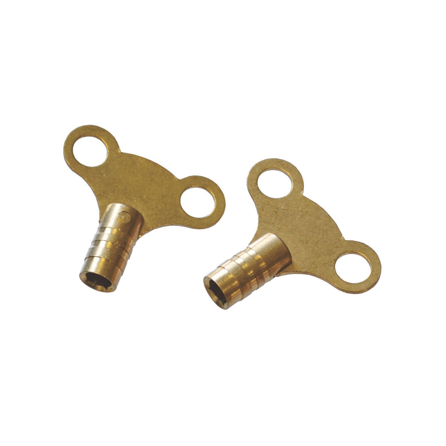 Faithfull Brass Radiator Keys 2 Pack (300RH)