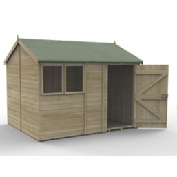 Forest Timberdale 10' x 8' 6" (Nominal) Reverse Apex Tongue & Groove Timber Shed