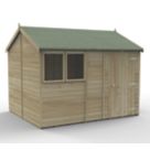 Forest Timberdale 10' x 8' 6" (Nominal) Reverse Apex Tongue & Groove Timber Shed