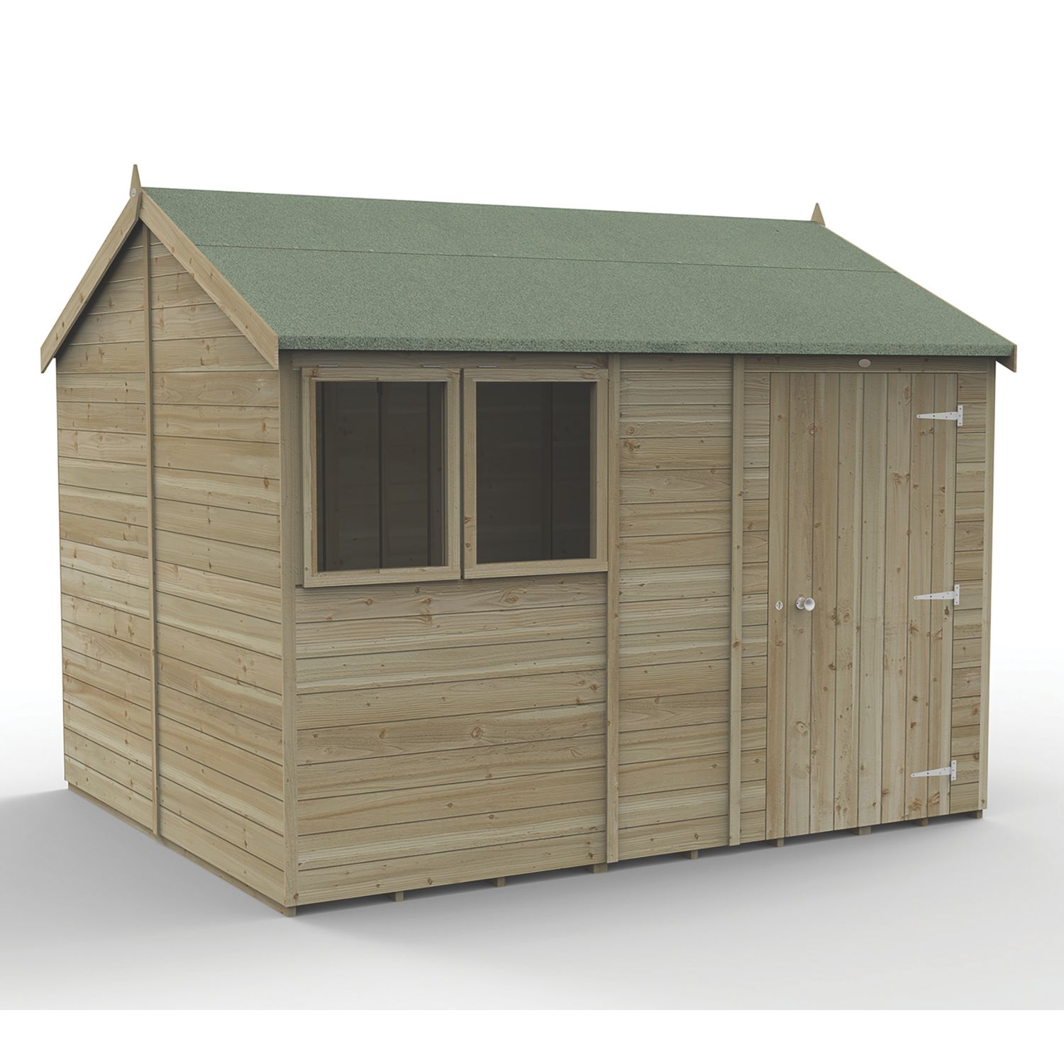Forest Timberdale 10' x 8' 6" (Nominal) Reverse Apex Tongue & Groove Timber Shed (300TF)