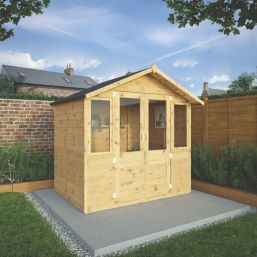 Mercia Traditional 7' x 5' (Nominal) Apex Timber Summerhouse