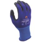 MCR Safety Contour Air General Handling Gloves Blue/Black Large 1 Pair
