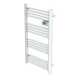 980mm x 550mm 800BTU White Flat Electric Towel Radiator