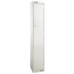 LinkLockers 2-Door Security Locker 1800mm x 300mm Grey