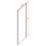 Essentials Semi-Framed Shower Enclosure Side Panel Matt Black 900mm