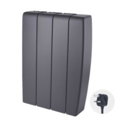 TCP  700W Electric Wall-Mounted Convector Heater Black