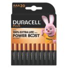 Duracell Plus AAA 1.5V Alkaline Batteries 20 Pack