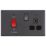 LAP  45A 2-Gang DP Cooker Switch & 13A DP Switched Socket Slate Grey with LED with Black Inserts
