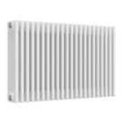 Reina 600mm x 1190mm 6770BTU White Horizontal 4 Column Radiator