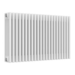 Reina 600mm x 1190mm 6770BTU White Horizontal 4 Column Radiator