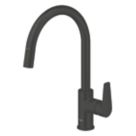 Refurb Grohe StartEdge 305502430 Single Lever Kitchen Sink Mixer Tap Matt Black