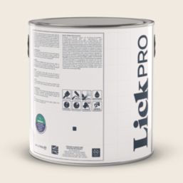 LickPro  2.5Ltr White 06 Vinyl Matt Emulsion  Paint