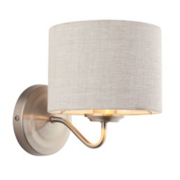 Quay Design Miles Wall Light Brushed Nickel