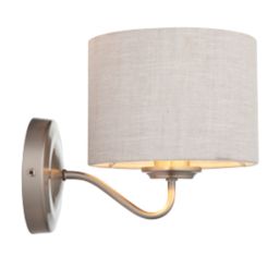 Quay Design Miles Wall Light Brushed Nickel