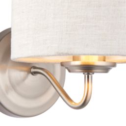 Quay Design Miles Wall Light Brushed Nickel