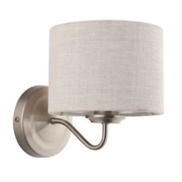 Quay Design Miles Wall Light Brushed Nickel