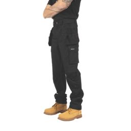 CAT Nexus Holster Work Trousers Black 36" W 30" L