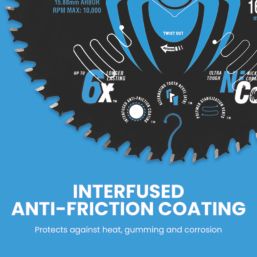 Spyder Tarantula Wood/Chipboard/MDF Fine Circular Saw Blade (20A) 165mm x 20mm 40T