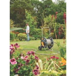  Hozelock 60m Metal Cart (Without Hose) : Garden Hoses : Patio,  Lawn & Garden