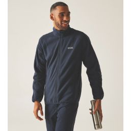 Regatta Hadfield Full Zip Fleece Navy Small 38.6" Chest