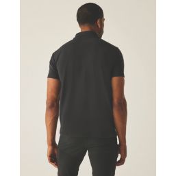 Regatta Pro 50 / 50 Pique Polo Shirt Black X Large 47.2" Chest